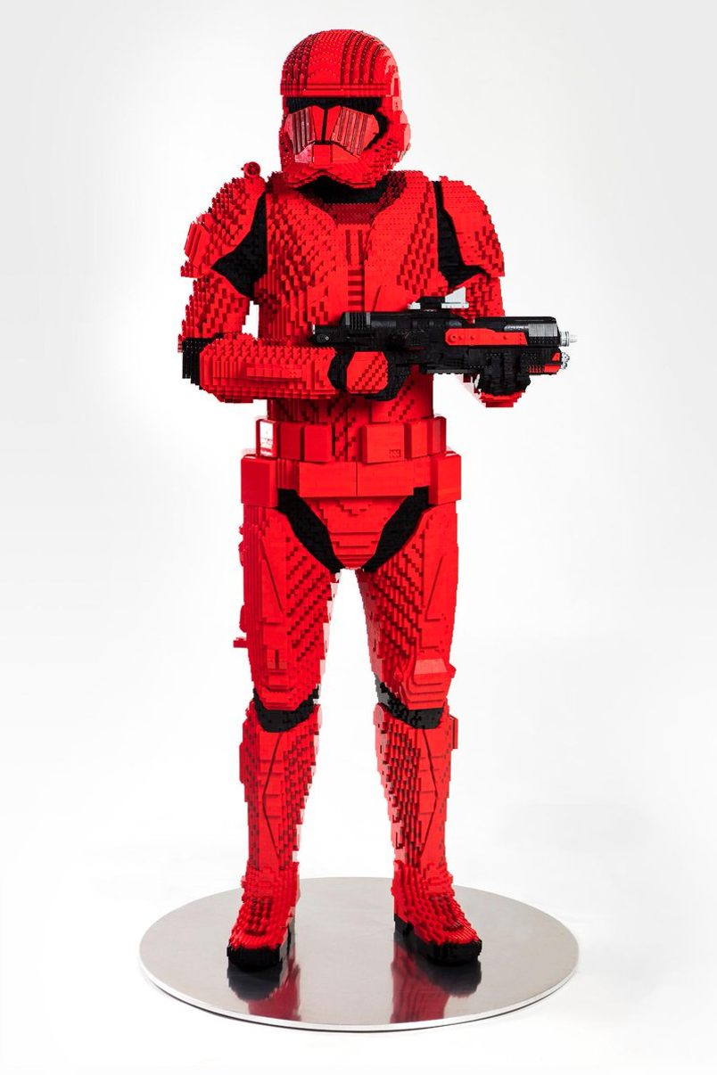 red sith trooper lego